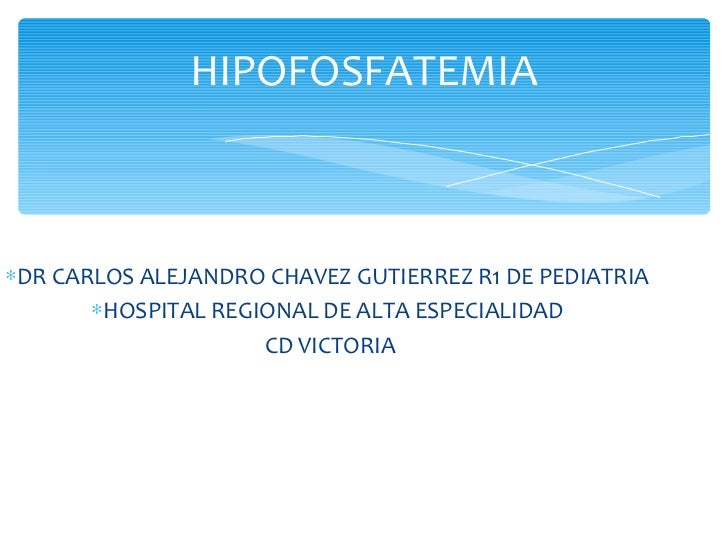hipofosfatemia en bovinos